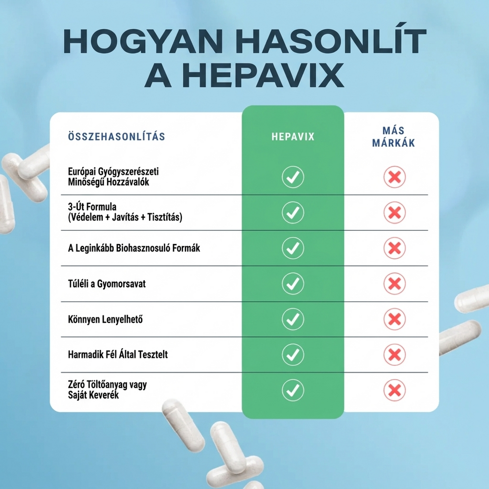 Hepavix – Gyógyszerészeti Minőségű Májvédelem és Regeneráció