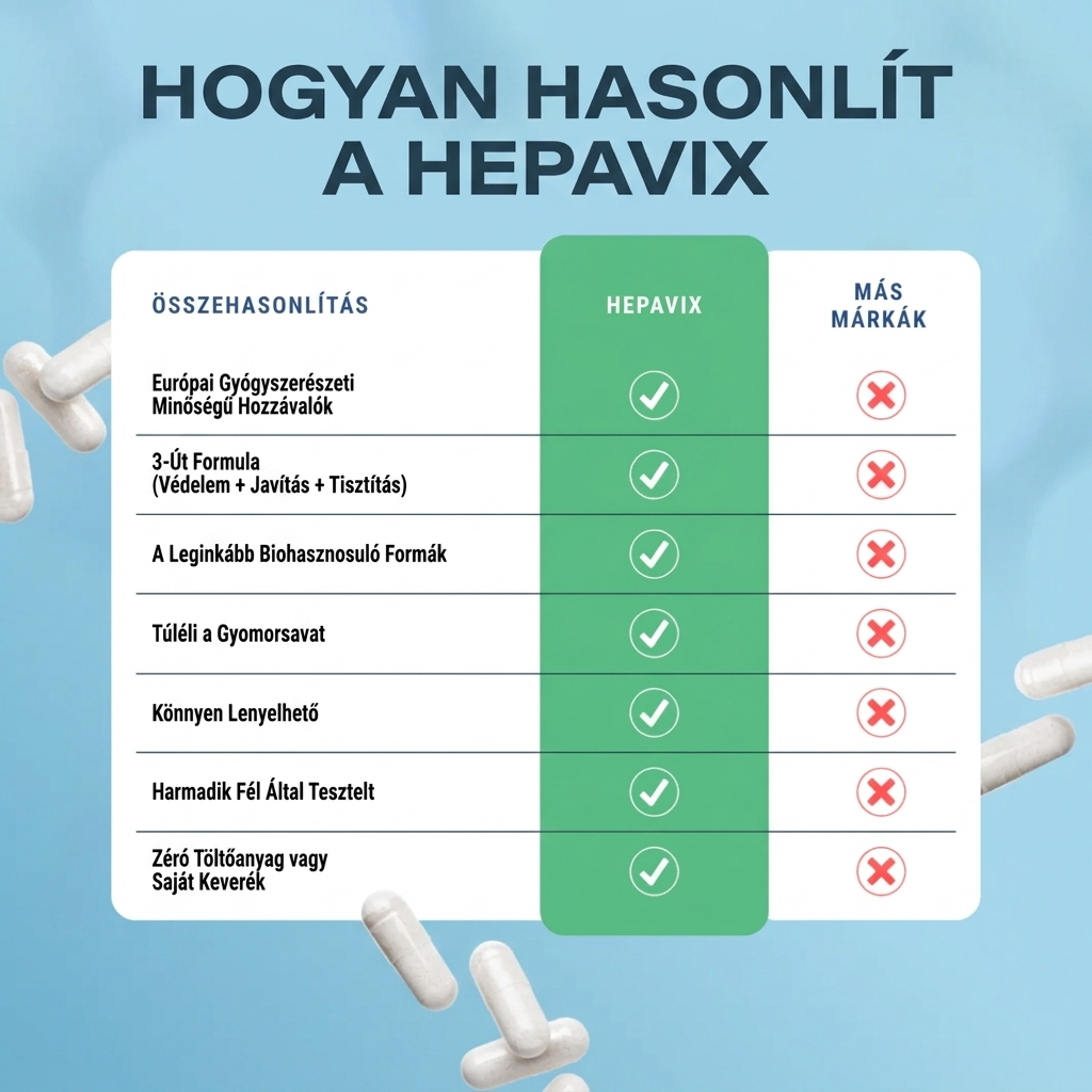 Hepavix – Gyógyszerészeti Minőségű Májvédelem és Regeneráció