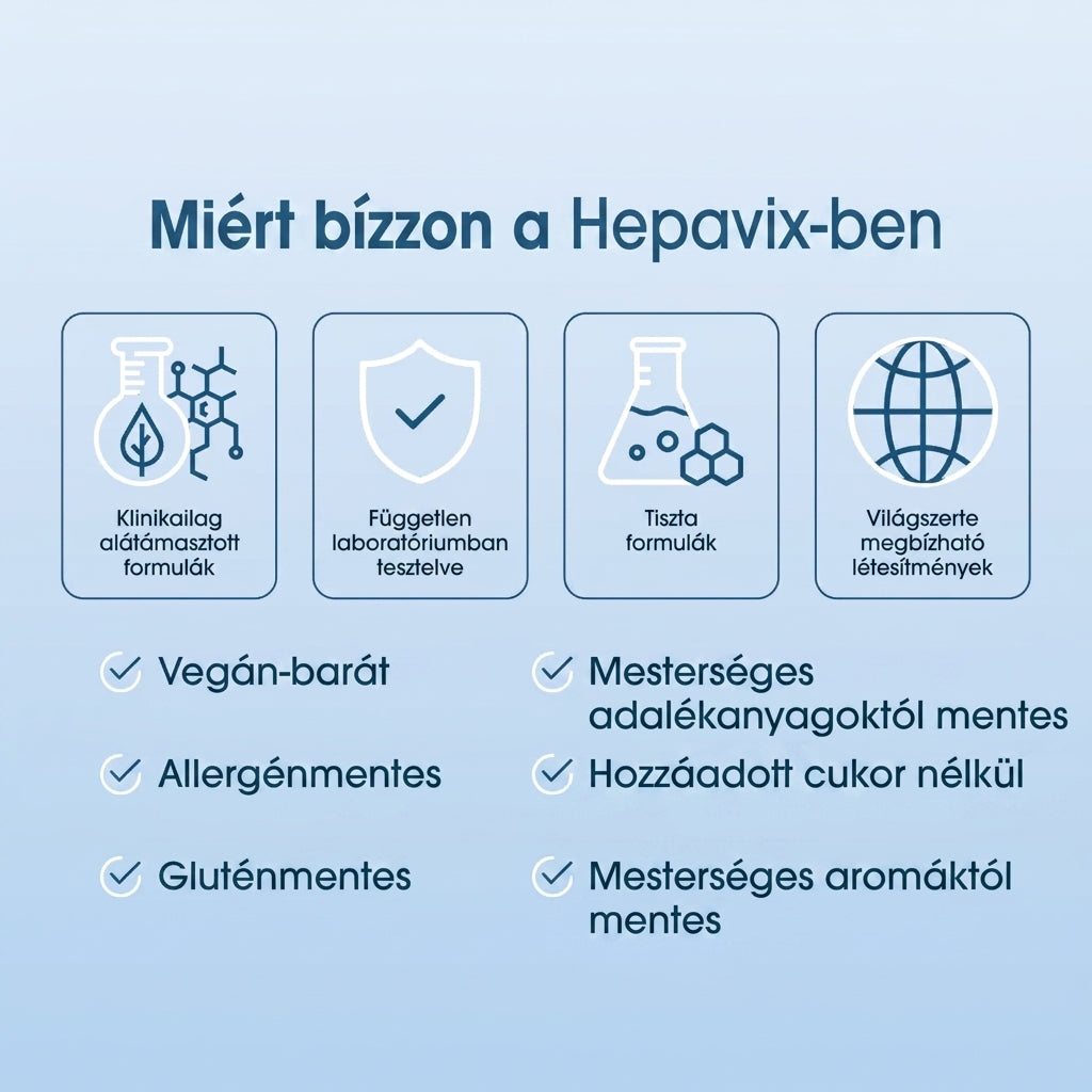 Hepavix – Gyógyszerészeti Minőségű Májvédelem és Regeneráció